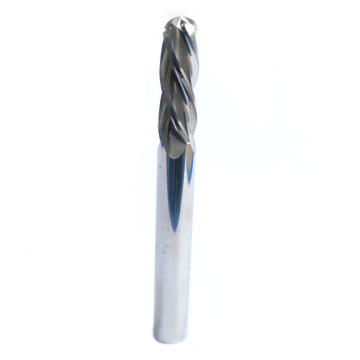 Zigong customized size tungsten carbide ball nose end mill